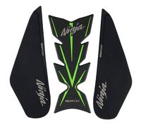NIGHT CAT Kawa&saki Ninja 400 - Kit de almohadillas para depósito de combustible para motocicleta, protector lateral para rodilla (verde)
