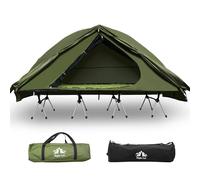Night Cat Tienda De Campaña 1 Persona con Cama: Cama De Camping Elevada Fácil De Instalar para Trekking Camping Playa Aventura