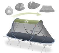 Night Cat Tienda de campaña desplegable para Mosquitos: Tienda de campaña para 1 Persona con mosquitera para Adultos y niños, se Adapta a Cuna de Camping (excluida)