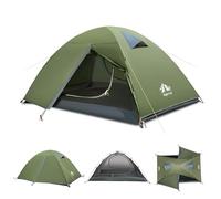 Night Cat Tienda de Campaña para 2 Personas: Tienda de Mochila Impermeable Fácil de Montar Ligera para Trekking Senderismo