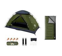 Night Cat Tienda de Campaña Saco de Dormir para 1 2 Persona Impermeable Carpas De Mochilero Configuración Fácil Ligero para Caminar El Patio Trasero