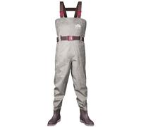Night Cat Vadeadores Impermeables para Mujeres Hombres Vadeadores Transpirables con Botas Grises