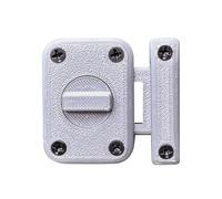 Night Door Latch, Heavy Duty Lock Hardware, Smooth Indoor Outdoor Mechanism, Secure Safety Accessory, for Bedroom Workplace Dorm Home Gate Use, 1.77x1.38x0.51 Inches