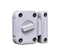 Night Door Latch, Heavy Duty Locking Mechanism, Smooth Indoor Outdoor Gate Hardware, Secure Safety Accessory Extra Protection, Ideal for Bedroom, Dorm, Workplace, Home Entry