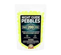 Night Guide Pebbles 200 Pieces Decorative Gravel Stepping Rocks
