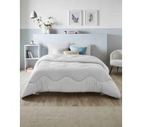 Night Lark Colección Coverless Duvet Linen - Edredón sin funda Super King con fibra Smartfil avanzada, lavable a máquina, hipoalergénico - Gris nube, tamaño Super King