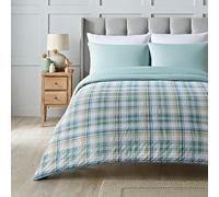 Night Lark Coverless Duvet Super King 6 TOG Spring Summer - Country Check. Edredón Supersuave, Acogedor y Ligero. Lavable a máquina y de Secado rápido, Juego de Funda de Almohada Reversible Todo en