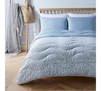 Night Lark Juego de edredón y Funda de Almohada sin Funda, colección Primavera y Verano, edredón Doble sin Funda de 6 TOG con Fibra Smartfil Avanzada, Lavable a máquina, hipoalergénico, Ondas