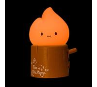 Night Light for Kids, Adjustable Table Lamps for Kids, Tree Stump Night Light, Flame Shape Table Lamp, Soft Light Kids Lamp, USB Charging Desk Lamp, Kids Table Desk Lamp, Adjustable Kids Night Light