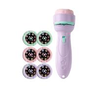 Night Light Projector Flashlight - 40 Pattern Educational Torch Toy, Interchangeable Slide Projection Lamp, Portable Learning Light Device, Kid Safe Battery Operated Flashlight | Fun Bedtime Story Sol