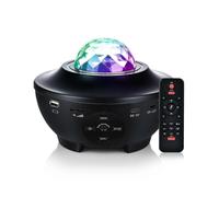 Night Light Projector, Star Projector, LED Galaxy Projector Light, Color Changing LED Light,Rotating Star Wave Projector with Remote Control Bluetooth