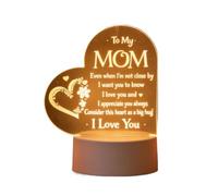 Night Lights Carved For Mom And Dad - Warm Gifts For Daughters Or Sons On Mother's Day, Father's Day, Christmas, Valentine's Day(MOM)