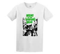 Night of The Living Dead Horror Unisex Cotton tee Shirt Men's White T-Shirt M