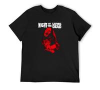 Night of The Living Dead Poster Unisex Cotton tee Shirt Men's Black T-Shirt XXL