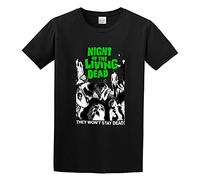 Night of The Living Dead They Won't Stay Dead! Camiseta Man's Fashion Cotton Black Clothes, Negro , S