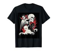 Night of Vintage Horror Retro Agotado Gótico Estética Camiseta