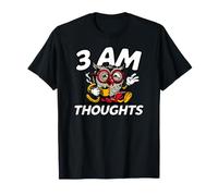 Night Owl Overthinker 3 Am Thoughts Coffee Camiseta