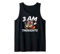 Night Owl Overthinker 3 Am Thoughts Coffee Camiseta sin Mangas
