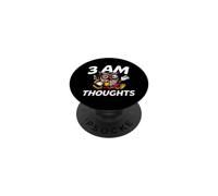 Night Owl Overthinker 3 Am Thoughts Coffee PopSockets PopGrip Adhesivo