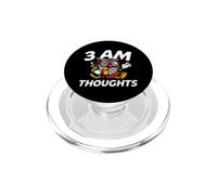 Night Owl Overthinker 3 Am Thoughts Coffee PopSockets PopGrip para MagSafe