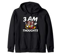 Night Owl Overthinker 3 Am Thoughts Coffee Sudadera con Capucha