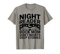 Night Reader Libro Mamá Noches tranquilas Historias Profundas Camiseta
