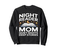 Night Reader Libro Mamá Noches tranquilas Historias Profundas Sudadera