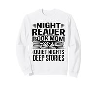 Night Reader Libro Mamá Noches tranquilas Historias Profundas Sudadera