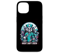 Night-Shift Crew Ghost Skeleton Zombie Divertida Enfermera de Halloween Carcasa para iPhone 13