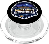 Night Shift Dispatcher 911 Horizonte de Emergencia de Primeros Auxilios PopSockets PopGrip para MagSafe