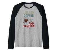 Night Shift Life Late Night Worker Agotado Night Owl Sleep Camiseta Manga Raglan