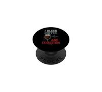 Night Shift Life Late Night Worker Agotado Night Owl Sleep PopSockets PopGrip Adhesivo