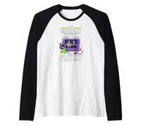 Night Shift Nurse Circadian Rhythm Flatline Humor Camiseta Manga Raglan