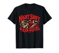 Night Shift por Blood Hardcore Identidad Orgullo Diseño Camiseta