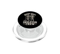 Night Shift Skeleton Crew Halloween Divertido PopSockets PopGrip para MagSafe