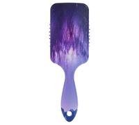 Night Sky Stars - Cepillo de pelo morado para desenredar, peines para mujer, antiestático, moderno