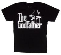 Night spread American Classics Men's Godfather Distressed Logo T-Shirt