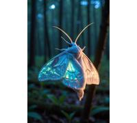 Night Tiger Ghost Notebook Inside is white, has 120 pages, size 6" x 9", lined For students, colleges, universities or offices