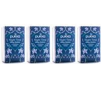 Night Time Pukka - Té ecológico (4 paquetes de 20 bolsas)