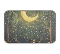 Night Under Blue Stars Moon Summer Cat - Cama de refrigeración para perros, lavable para gatos al aire libre, lindas mantas frías para Perros, M