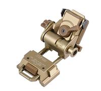Night Vision Goggles NVG Mount for L4G24 Metal Helmet Mount,Rhino Mount Full Metal Tactical Helmet Mount CNC PVS15/18 Sand