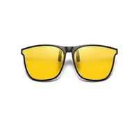 (Night Vision) Men Women Clip On Polarized Sunglasses Photochromic Vintage Glasses Night Driving Goggles Color Changing Lenses