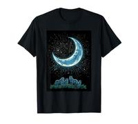 Night Wolves Moon Wilderness Canción Camiseta