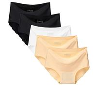 Nightease Calzoncillos de Ropa Interior sin Costuras para Mujeres Paquete de 5 Piezas de Braguitas y Culottes Invisible No Show (Style1, s)