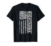 Nighthawk F117 - Bandera de Estados Unidos, Camuflaje Militar Camiseta