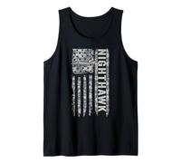 Nighthawk F117 - Bandera de Estados Unidos, Camuflaje Militar Camiseta sin Mangas