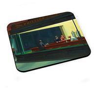 Nighthawks - Alfombrilla de ratón para pintura de Edward Hopper 1930, estilo americano realista