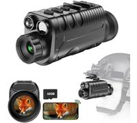 Nightiger Casco de visión nocturna con cámara HD 4K o 2K video foto NVG batería recargable integrada 6X o 4X zoom digital dual IR 850 940nm casco visión nocturna monocular para adultos