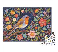 Nightingale Puzzles 1000 Piezass Material Reciclado Puzzles para Adultos Developing Boy & Girl‘s Intelligence Parent Child Game Actividad 52x38cm/1000 piezass