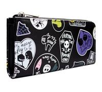 Nightmare Before Christmas Hail The Pumpkin King Cartera Clutch Bolsillo para Monedas & Tarjetero, Negro